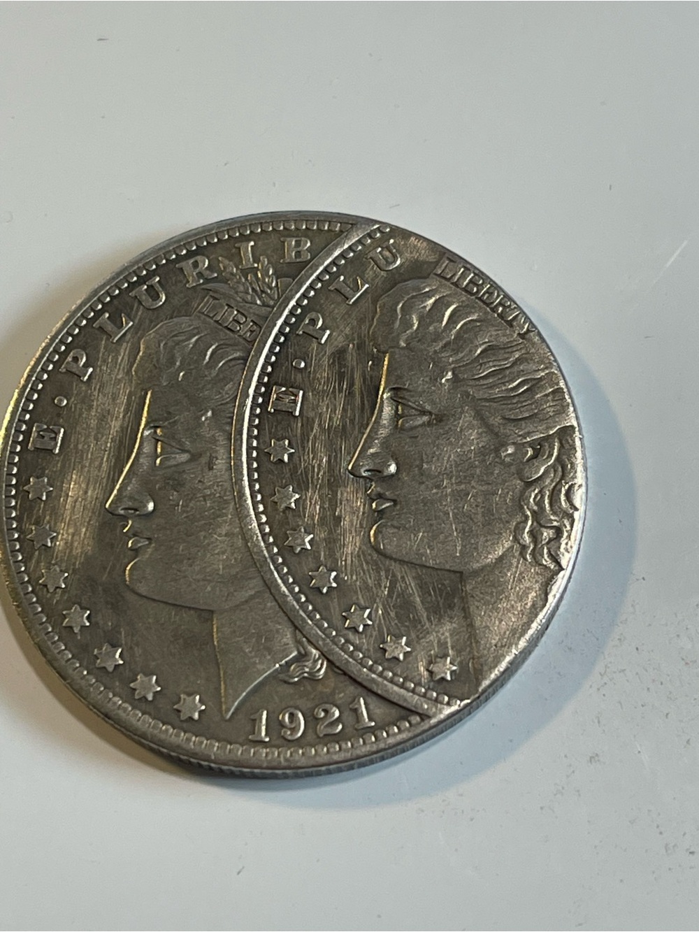 1 Silver-Colored Decorative Double Strike Error Dollar DIY Project’s Crafting